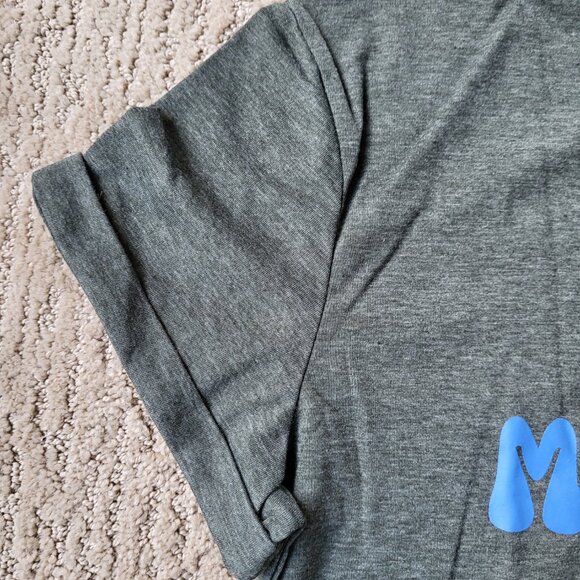 Women's "In My Mama Era" Scoop Neck T-Shirt - Gray - Size L - NWOT - Picture 3 of 8